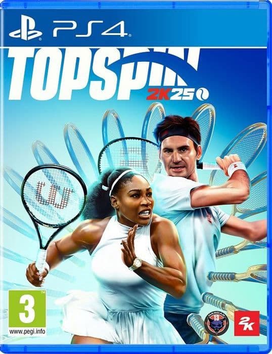 Videospel - Top Spin - 2K25 - PS4 - Importversion - Spelbart på franska - Sport