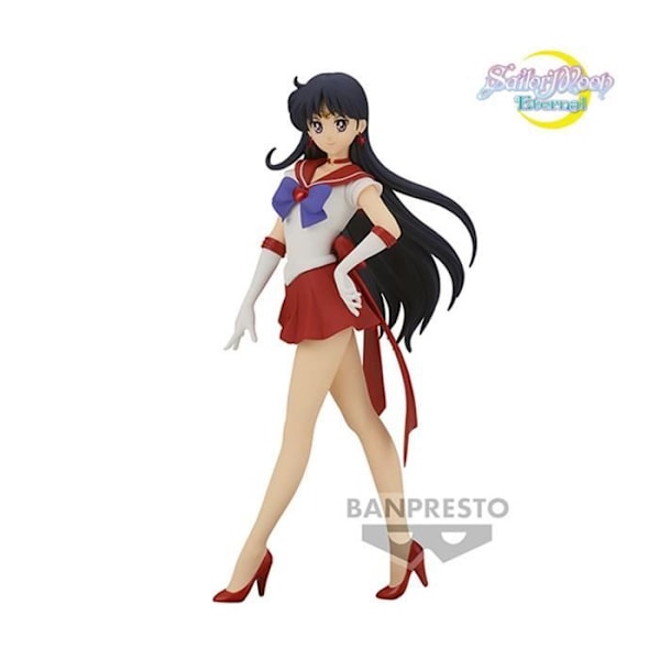 Figur Byst - Sailor Moon - Super Mars A - Glittrande detaljer - Rosa färg - För barn