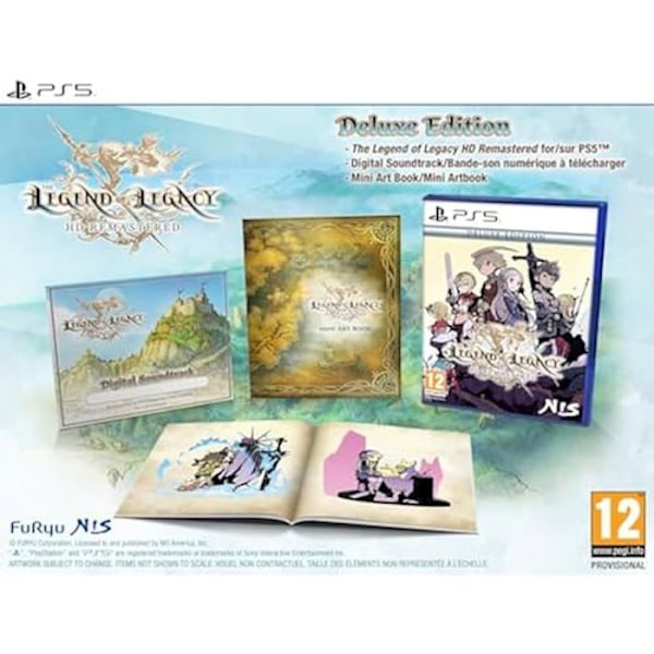 Videopeli - The Legend of Legacy - Deluxe Edition - PS5 - Seikkailu - Blu-Ray - PEGI 12+