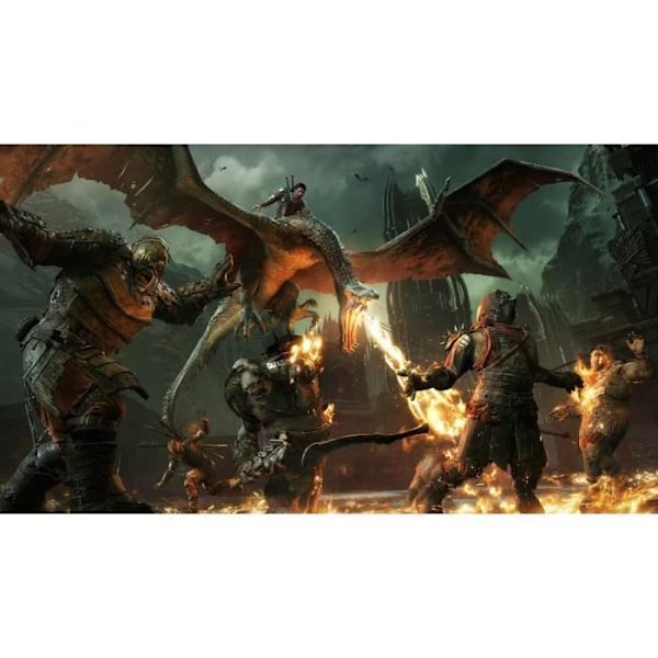 Shadow of War Definitive Edition PS4-spel Vit