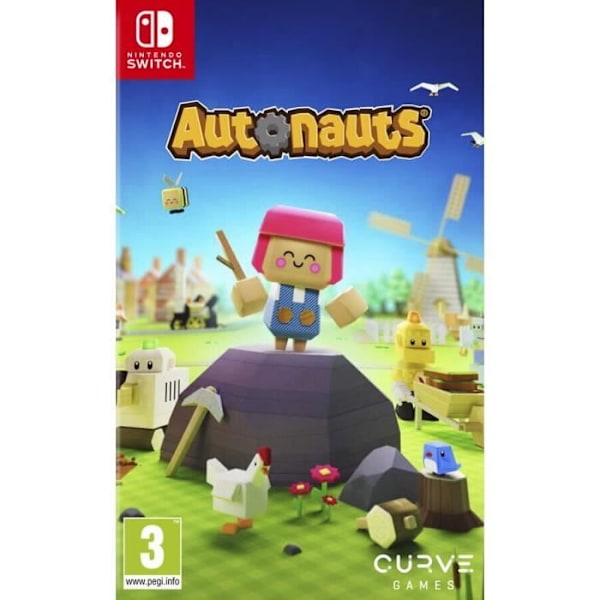 Autonauts-spil - Nintendo Switch - Simulering - Koloniser planeter og automatiser din koloni