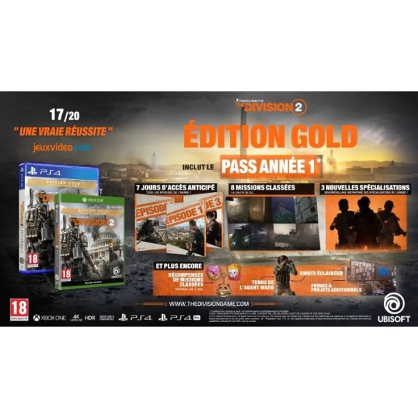 Division One Gold Edition Xbox One-spil