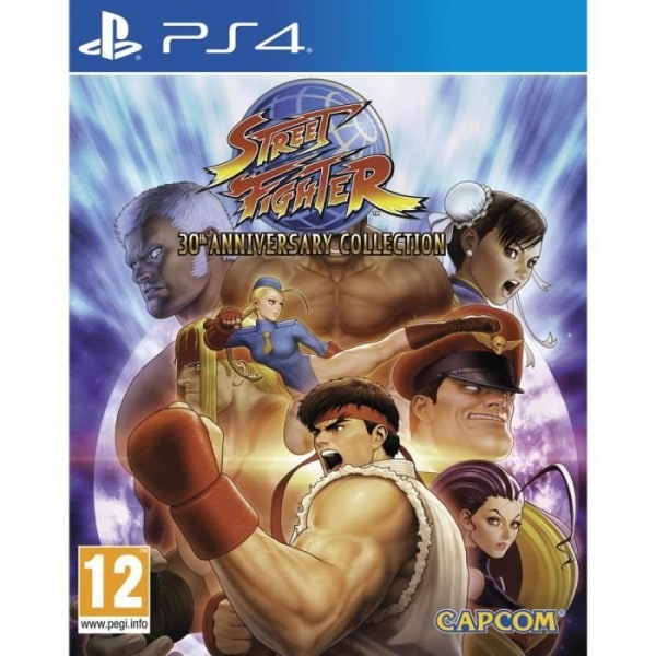 Street Fighter 30th Anniversary Collection PS4-spel