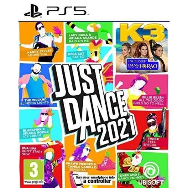 Tanssipeli - Ubisoft - JUST DANCE 2021 - PS5 - Moninpeli - PEGI 3