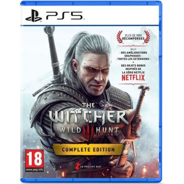 PS5-spel - CD PROJEKT RED - The Witcher 3: Wild Hunt Complete Edition - Rollspel - Boxed - Blu-Ray