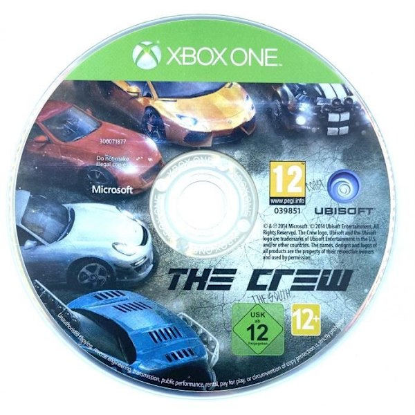 Videospil - Microsoft - The Crew - Kun skive - Xbox One - Racing