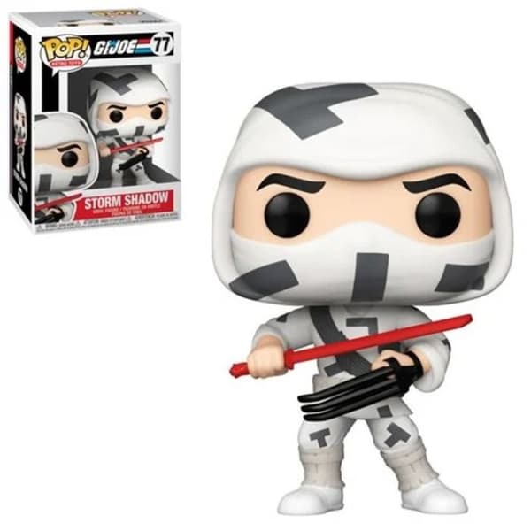 Figurine POP - Ocio Stock - G.I. Joe V2 Storm Shadow - Sort - Unisex - Samler Sort