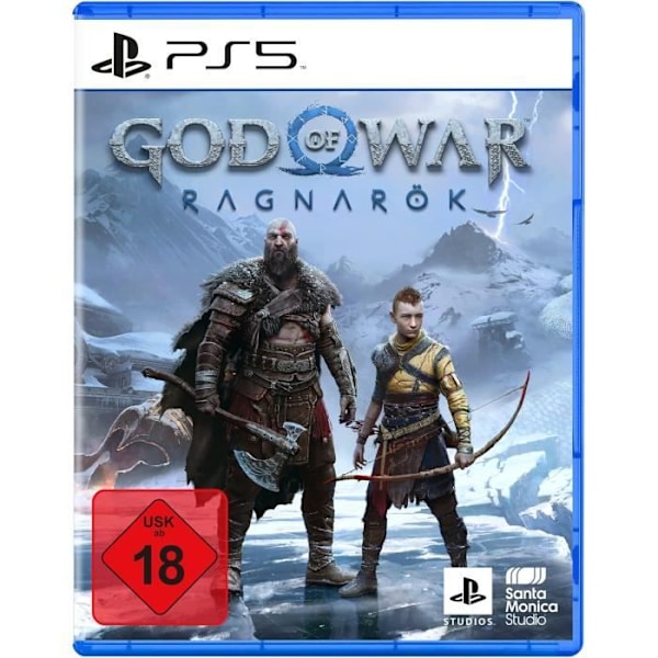 Videopeli - God of War - Ragnarök - PlayStation 5 - 100 % Leikkaamaton - Standardiversio - Musta