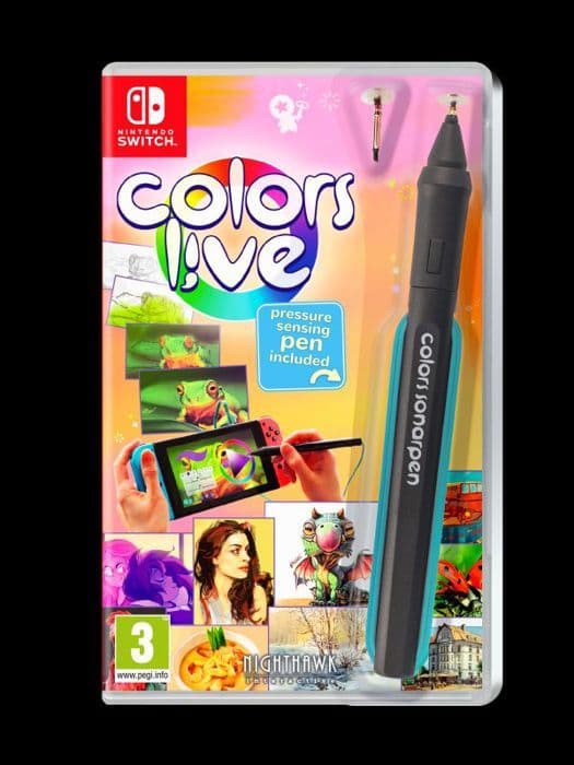 Nintendo Switch-spil - Nighthawk Interactive - Colors Live - Med pen - Puslespil - 3+