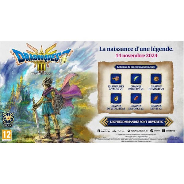 Dragon Quest III Hd-2d Remake - PS5-spel