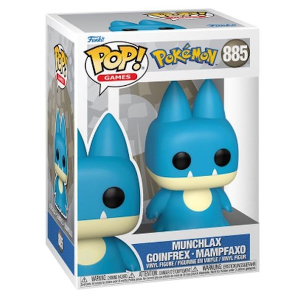 Figurine POP! - Funko - Munchlax - 9 cm - Ruskea - Malli EMEA Flerfärgad