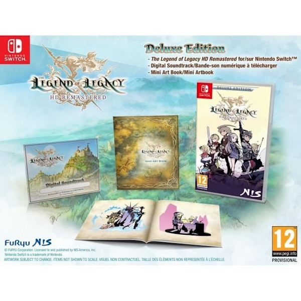 Rollspel - FURYU - The Legend of Legacy HD Remastered - Deluxe Edition - Nintendo Switch - 1 spelare