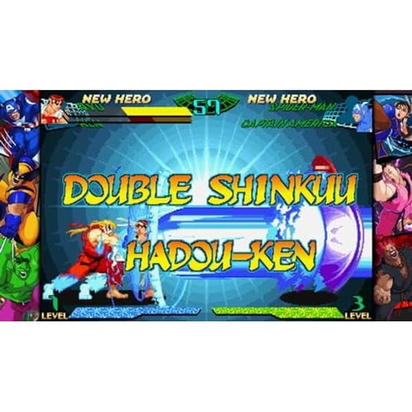 Videospel - CAPCOM - Marvel vs. Fighting Collection: Arcade Classics - 7 klassiska titlar - Onlinespel - Ultimate Edition