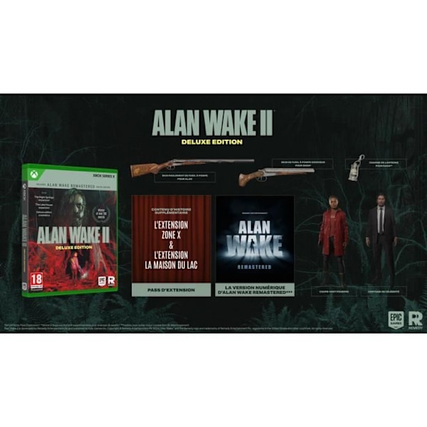 TV-spel - Alan Wake 2 Deluxe Edition - Xbox Series X - Äventyr - PEGI 7+ - Boxed + nedladdningskod