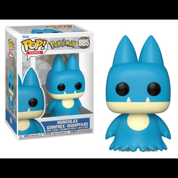 Figurine POP! - Funko - Munchlax - 9 cm - Brun - Modell EMEA Flerfärgad