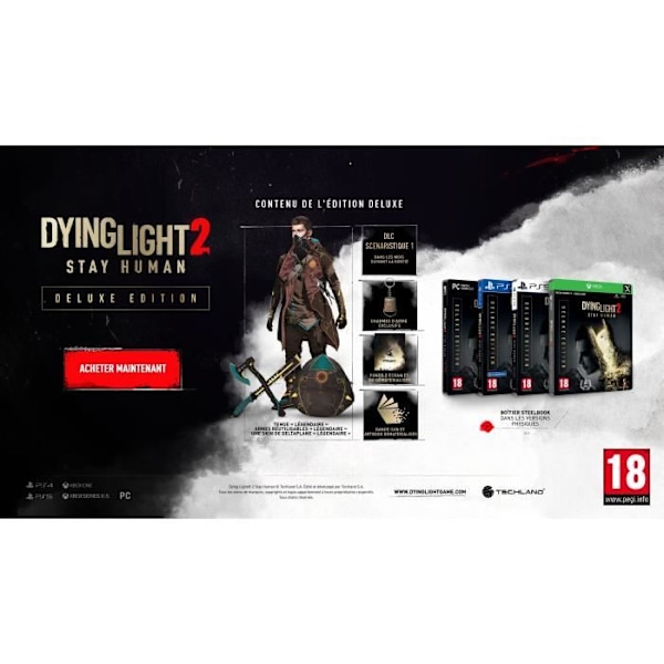 Dying Light 2: Stay Human - Deluxe Edition PC-spel (kod i låda)