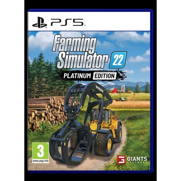 Simulationsstøtte - Giants Farming Simulator 22 - Sort - Immersiv oplevelse - PC