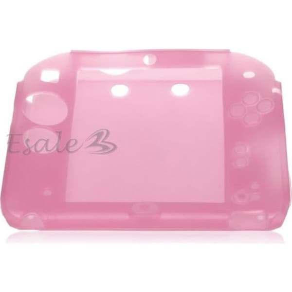 Pink silikone beskyttelsescover til Nitendo 2DS Hot Console Game