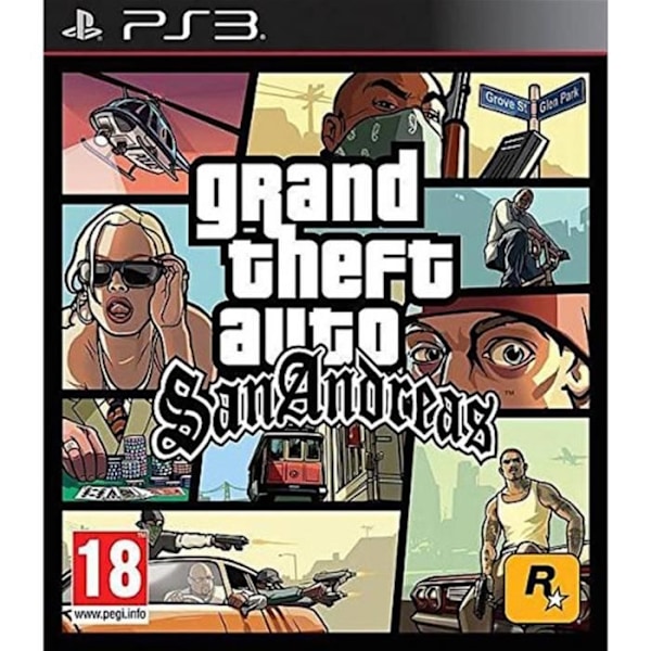 Videopeli - GTA - San Andreas - Toiminta - Online-tila - PS2