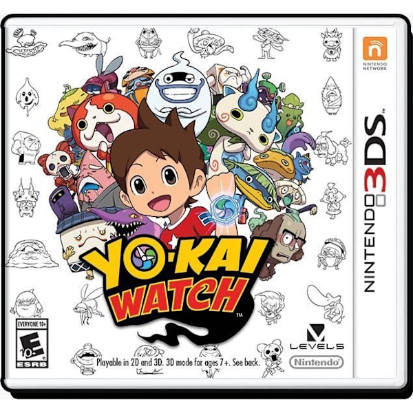 Videopeli - YO-KAI WATCH - 3DS - Seikkailu - Englanti tuonti - Standard Edition