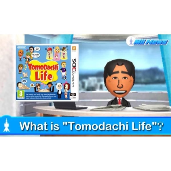 Tomodachi Life 3DS -peli Vit