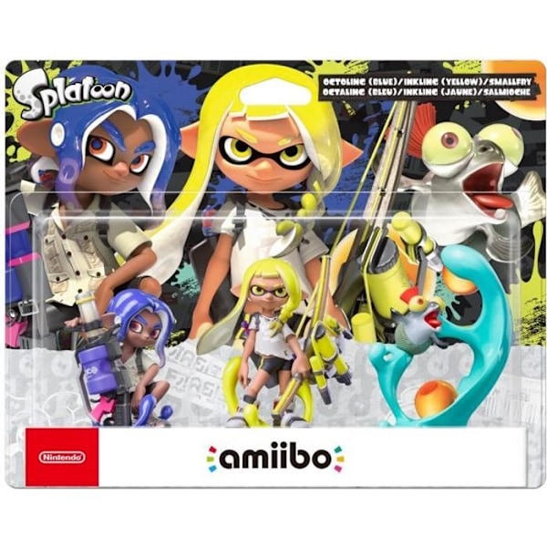 Amiibo Figur - Octoling, Inkling & Salmioche • Splatoon Collection