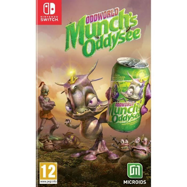 Oddworld Munchs Oddysee Switch Game Vit