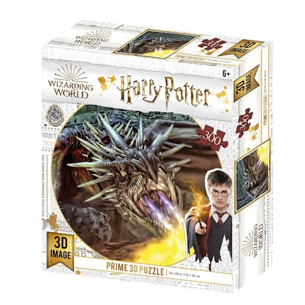 Puzzle 3D Harry Potter Drage Prime 300 dele - Ocio Stock sort