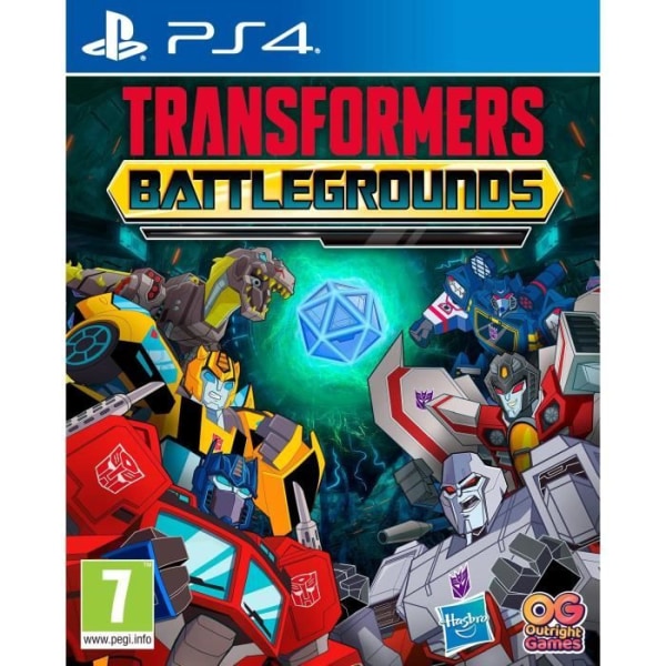 Transformers Battlegrounds PS4-spel Vit