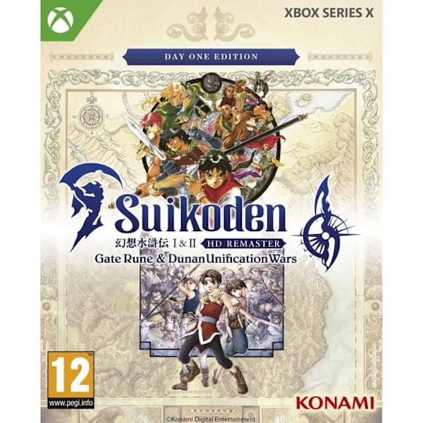 Suikoden 1 & 2 HD Remaster Day One Edition - Xbox Series X -peli