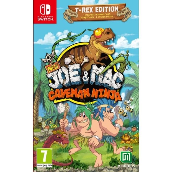 Nytt Joe And Mac Caveman Ninja T-Rex Edition Switch Game