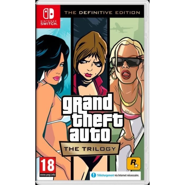 Grand Theft Auto: The Trilogy - Definitive Edition • Nintendo Switch-spel
