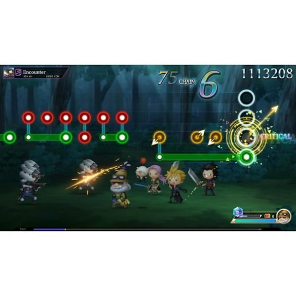 Theatrhythm Final Bar Line Switch Game hvid