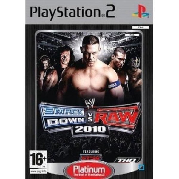 SMACKDOWN VS RAW 2010 Platinum / PS2 KONSOLSPEL