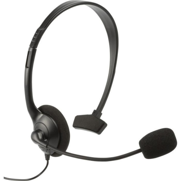 Konix Micro Monaural jack 3,5 mm PS-100 headset för PS4 - Trådbunden volymkontroll, trådbunden, teleskopisk bom