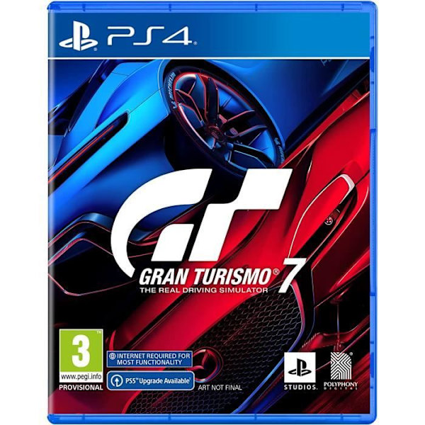 Videospel - Gran Turismo - 7 - PS4 - 1-2 spelare offline - 1-16 spelare online - Fysisk version