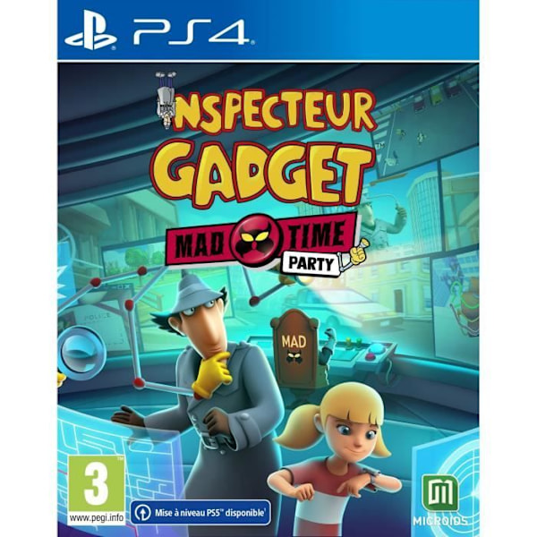 Inspector Gadget Mad Time Party - PS4-spil Flerfärgad
