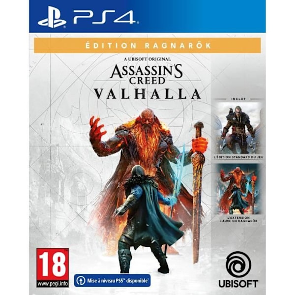 Assassin's Creed Valhalla Edition Ragnarok PS4-spel Vit