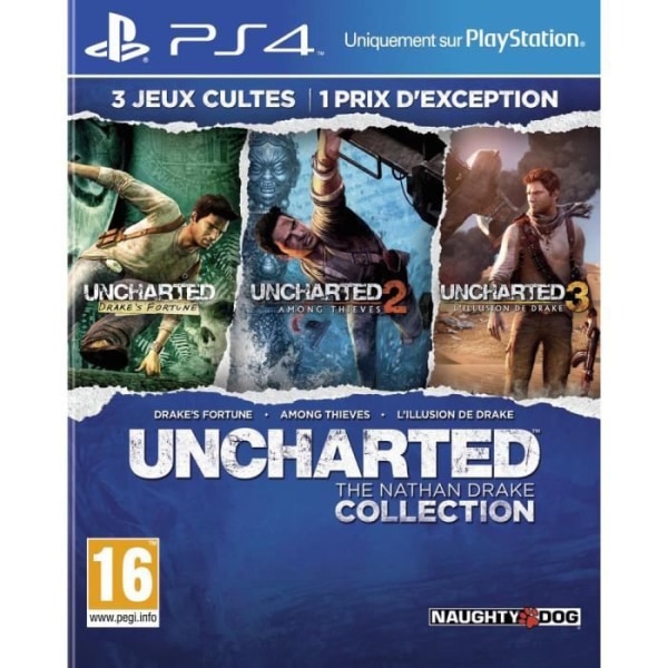 Uncharted: The Nathan Drake Collection PS4-spel