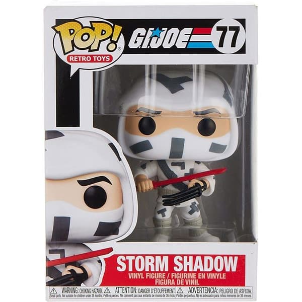 Figurine POP - Ocio Stock - G.I. Joe V2 Storm Shadow - Sort - Unisex - Samler Sort
