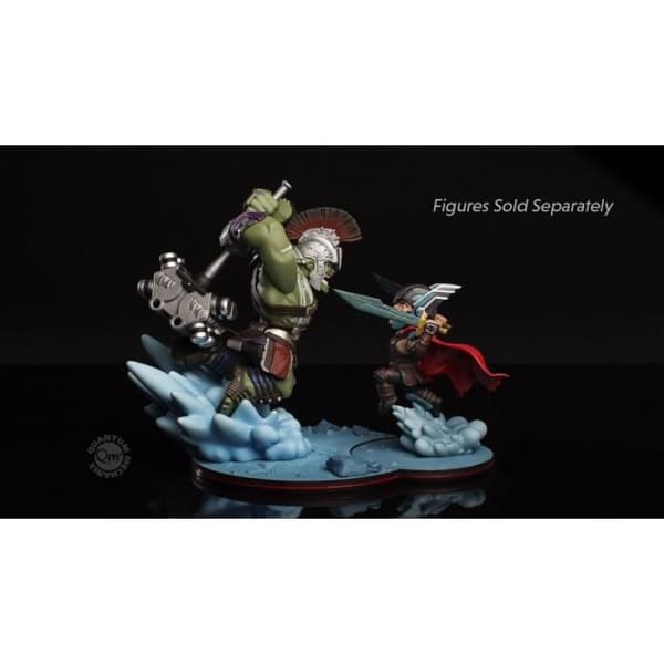 Marvel-hahmo - Q-Fig Max Hulk (Thor Ragnarok) diorama 18cm