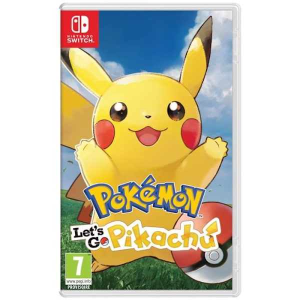 Pokémon: Let's Go, Pikachu • Nintendo Switch-spel Vit