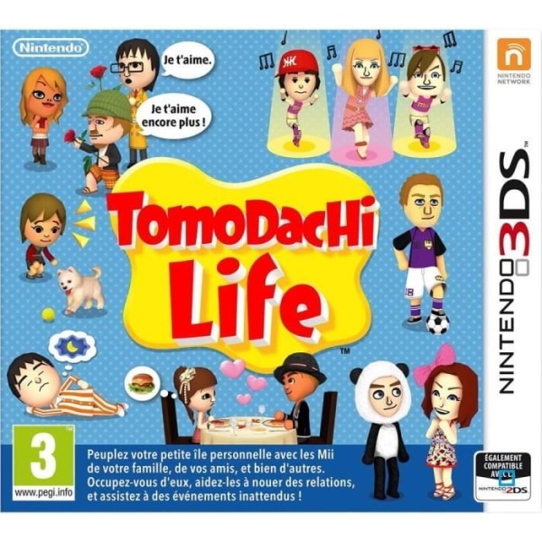 Tomodachi Life 3DS -peli Vit