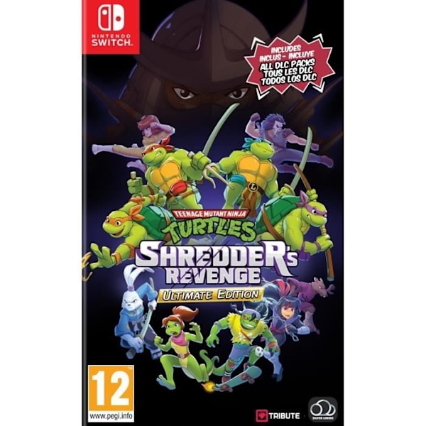 Videospil - Silverline - TMNT Shredders Revenge - Ultimate Edition - Nintendo Switch - Action 1-4 spillere Flerfärgad
