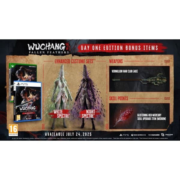 PS5-spil - 505 Games - Wuchang: Fallen Feathers - Day One Edition