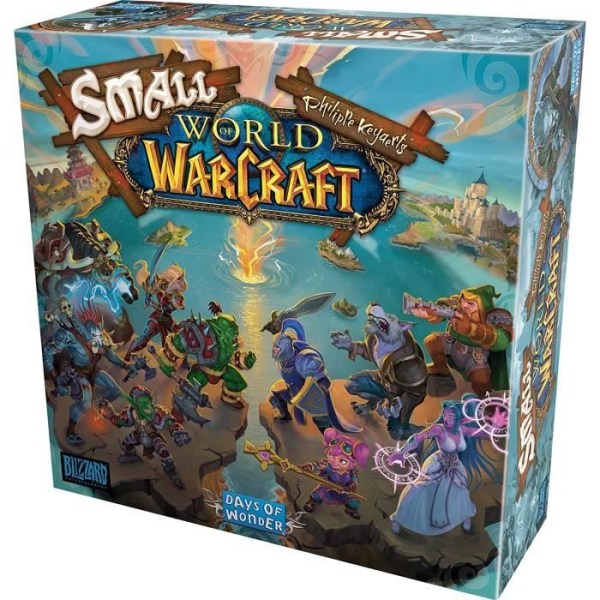 Small World of Warcraft - Asmodee - Brädspel - 2 till 5 spelare Flerfärgad