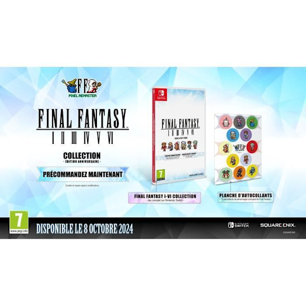 Final Fantasy I - VI - Nintendo Switch Game - Anniversary Edition