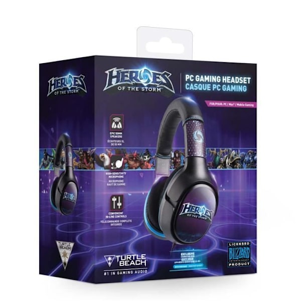 Spil headset - TURTLE BEACH - Heroes - Stereo - Kablet - Over-ear