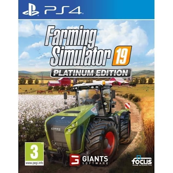 Farming Simulator 19 Platinum -versio PS4 + 1 avaimenperä