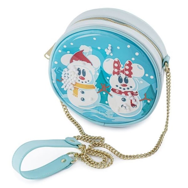 Sidelommer - Loungefly - Disney - Mickey Minnie - Snemand - Syntetisk blå